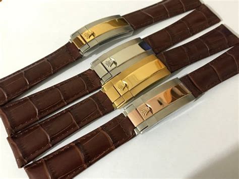 rolex watch brown leather strap|genuine Rolex watch straps uk.